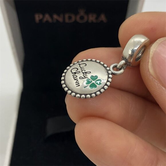 ✨🔥Pandora Ireland Charm Four-leaf Clover Charm Lucky Charm - Picture 2 of 6